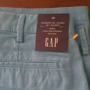 GAP Light Blue Essential Khaki Shorts